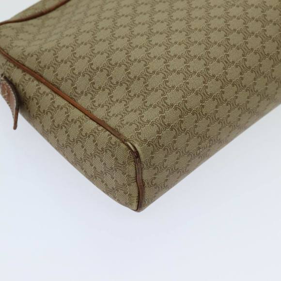 CELINE Macadam Canvas Clutch Bag Beige Auth yk11631 - Picture 16 of 16